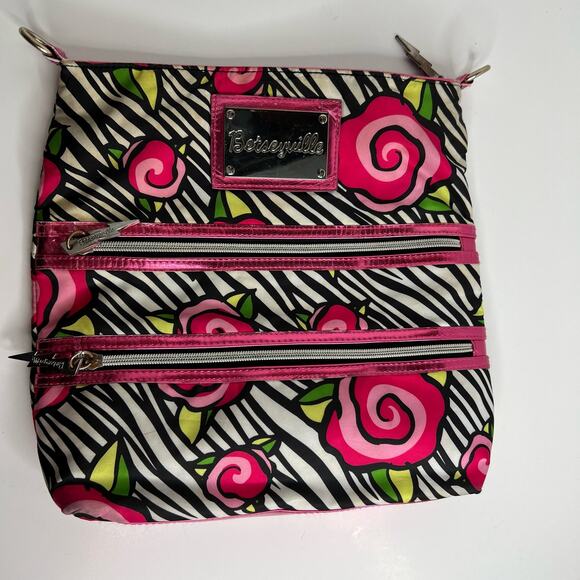 Betsey Johnson Betseyville Floral Bag Missing Strap - Picture 4 of 13